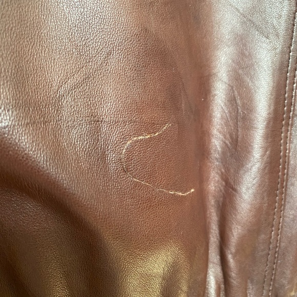 Brown Leather Jacket - Picture 9 of 9